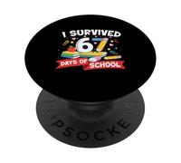 J'Ai survécu à 67 Jours d'école - Six élèves de Sept mèmes PopSockets PopGrip Adhésif