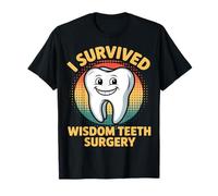 J'Ai survécu à la Chirurgie des Dents de Sagesse, Dessin animé T-Shirt