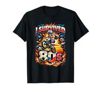 J'Ai survécu à la drôle de nouveauté Graphique de la génération Z des années 80 T-Shirt