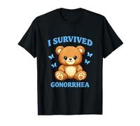 J'Ai survécu à la gonorrhée, mème Amusant de la génération Z, nouveauté, Sarcasme, Esprit T-Shirt