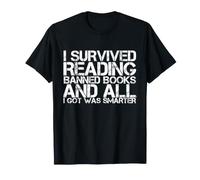 J'Ai survécu à la Lecture de Livres Interdits | Bookworm Freedom Reader T-Shirt