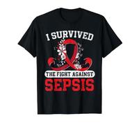 J'Ai survécu à la Lutte Contre la septicémie T-Shirt Graphique avec Valeur