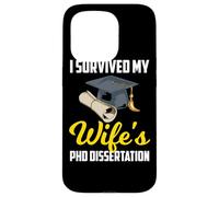 J'Ai survécu à la thèse de doctorat de ma Femme, Mari et conjoint Coque pour iPhone 15 Pro