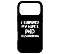 J'Ai survécu à la thèse de doctorat de ma Femme pour Un Mari drôle Coque pour iPhone 17 Pro Max