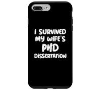 J'Ai survécu à la thèse de doctorat de ma Femme pour Un Mari drôle Coque pour iPhone 7 Plus/8 Plus