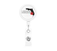 J'ai survécu à l'ouragan Ian porte-Badge rétractable bobine Clip porte-carte d'identité pour infirmière étudiant employé de bureau
