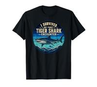 J'Ai survécu à ma première Rencontre avec Un Requin-Tigre T-Shirt