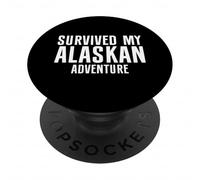 J'Ai survécu à Mon Aventure en Alaska PopSockets PopGrip Adhésif