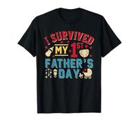 J'ai survécu à mon premier costume pour la fête des pères, groupe d'amoureux de la famille T-Shirt