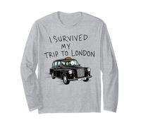 J'Ai survécu à Mon Voyage à Londres British Hackney Carriage Manche Longue