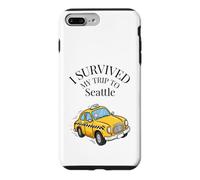 J'Ai survécu à Mon Voyage à Seattle dans Un Taxi de Seattle City Coque pour iPhone 7 Plus/8 Plus