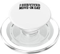 J'Ai survécu à Move in Day College Uni Chaos Dark Graphic PopSockets PopGrip pour MagSafe