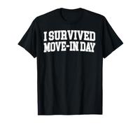J'Ai survécu à Move in Day College University Chaos Graphic T-Shirt