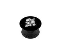 J'Ai survécu à Un Lundi pour Un Mardi dégoûtant et drôle PopSockets PopGrip Adhésif