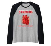 J'Ai survécu à Une Chirurgie à cœur Ouvert Chirurgie à cœur Ouvert pour Hommes et Femmes Manche Raglan