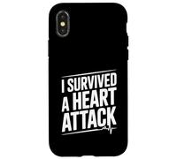 J'Ai survécu à Une Crise Cardiaque Warrior Heartbeat Coque pour iPhone X/XS