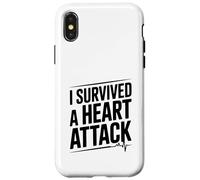 J'Ai survécu à Une Crise Cardiaque Warrior Heartbeat Coque pour iPhone X/XS