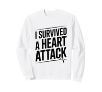 J'Ai survécu à Une Crise Cardiaque Warrior Heartbeat Sweatshirt