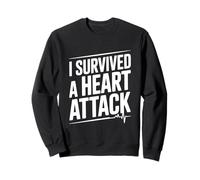 J'Ai survécu à Une Crise Cardiaque Warrior Heartbeat Sweatshirt