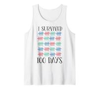 J'Ai survécu à Une fête Scolaire Amusante de 100 Jours Débardeur