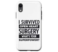 J'Ai survécu à Une opération à cœur Ouvert Coque pour iPhone XR