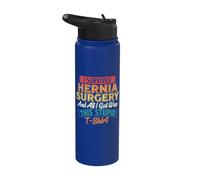 J'ai survécu à une opération de hernie et tout ce que j'ai obtenu - Hernia Recovery Stainless Steel Insulated Water Bottle