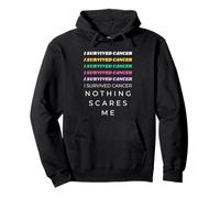 J'Ai survécu au Cancer, Rien ne m'effraie, Combat Graphique rétro Sweat à Capuche