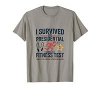 J'Ai survécu au défi de Remise en Forme Scolaire Funny Retro 90's Gym T-Shirt