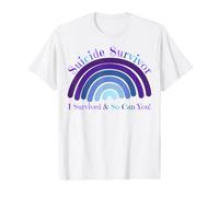 J'Ai survécu au Suicide, Alors Pouvez-Vous prévenir Le Suicide Rainbow T-Shirt Graphique avec Valeur
