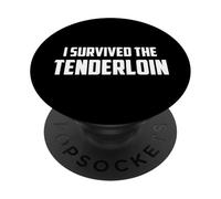 J'Ai survécu au Tenderloin San Francisco PopSockets PopGrip Adhésif