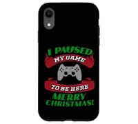 J'Ai Suspendu ma Partie pour être là Joyeux Noël Funny Gamer Coque pour iPhone XR