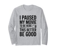 J'Ai Suspendu Mon Film pour être Ici, il Vaut Mieux Que ce Soit Bien Manche Longue