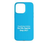 J'Ai Suspendu Mon Jeu mais Mes Agents expédient 24 Heures sur 24, 7 Jours sur 7 - Tech Humor Coque pour iPhone 15 Pro Max