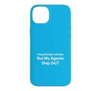 J'Ai Suspendu Mon Jeu mais Mes Agents expédient 24 Heures sur 24, 7 Jours sur 7 - Tech Humor Coque pour iPhone 14 Plus