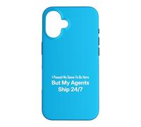 J'Ai Suspendu Mon Jeu mais Mes Agents expédient 24 Heures sur 24, 7 Jours sur 7 - Tech Humor Coque pour iPhone 16