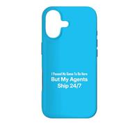 J'Ai Suspendu Mon Jeu mais Mes Agents expédient 24 Heures sur 24, 7 Jours sur 7 - Tech Humor Coque pour iPhone 17