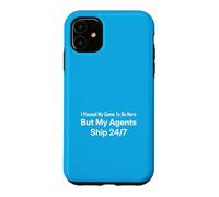 J'Ai Suspendu Mon Jeu mais Mes Agents expédient 24 Heures sur 24, 7 Jours sur 7 - Tech Humor Coque pour iPhone 11