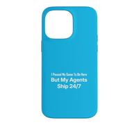 J'Ai Suspendu Mon Jeu mais Mes Agents expédient 24 Heures sur 24, 7 Jours sur 7 - Tech Humor Coque pour iPhone 14 Pro Max