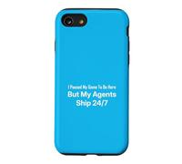 J'Ai Suspendu Mon Jeu mais Mes Agents expédient 24 Heures sur 24, 7 Jours sur 7 - Tech Humor Coque pour iPhone SE (2020) / 7/8