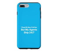 J'Ai Suspendu Mon Jeu mais Mes Agents expédient 24 Heures sur 24, 7 Jours sur 7 - Tech Humor Coque pour iPhone 7 Plus/8 Plus