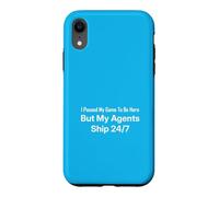 J'Ai Suspendu Mon Jeu mais Mes Agents expédient 24 Heures sur 24, 7 Jours sur 7 - Tech Humor Coque pour iPhone XR