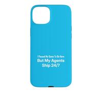 J'Ai Suspendu Mon Jeu mais Mes Agents expédient 24 Heures sur 24, 7 Jours sur 7 - Tech Humor Coque pour iPhone 15 Plus