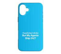 J'Ai Suspendu Mon Jeu mais Mes Agents expédient 24 Heures sur 24, 7 Jours sur 7 - Tech Humor Coque pour iPhone 16 Plus