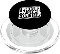 J'Ai Suspendu Mon Jeu pour ce Joueur Amusant PopSockets PopGrip pour MagSafe