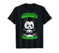 J'Ai Suspendu Mon Jeu pour Obtenir Mon diplôme de Funny Fierce Panda Gamer T-Shirt