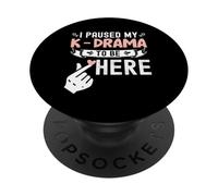 J'Ai Suspendu Mon K-Drama pour être Ici K-Drama, Accro au théâtre coréen PopSockets PopGrip Adhésif