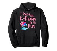 J'Ai Suspendu Mon K-Drama pour être là Merch Dramatique coréen KDrama Sweat à Capuche