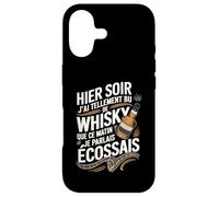 J'Ai Tellement Bu de Whisky Ce Matin Je Parlais Écossais Coque pour iPhone 17