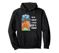 J'ai tellement faim que je pourrais manger un cheval équestre humain Sweat à Capuche