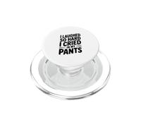 J'Ai Tellement ri Que J'Ai pleuré dans Mon Pantalon PopSockets PopGrip pour MagSafe